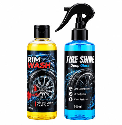 Car Wash Cleaning Kit – High Pressure Foam Sprayer with Car Wash Shampoo, Tire Shine & Microfiber Towels